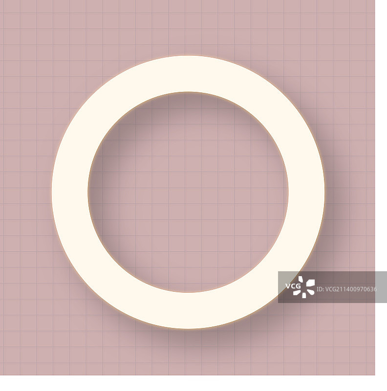 粉色背景上的白色圆圈图片素材