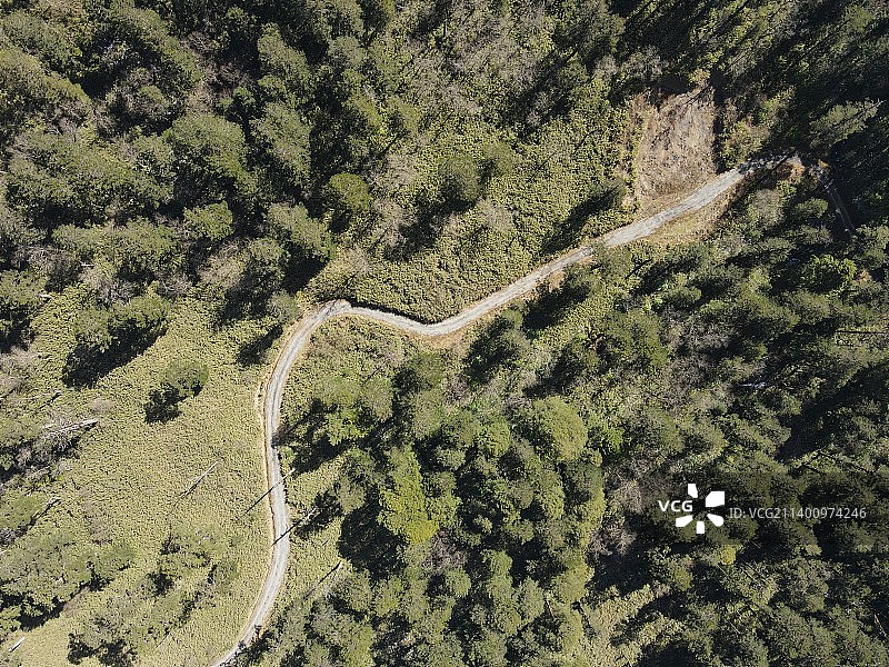 王岗坪高海拔地区地貌图片素材