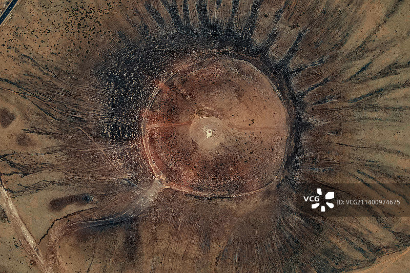 乌兰哈达火山口图片素材