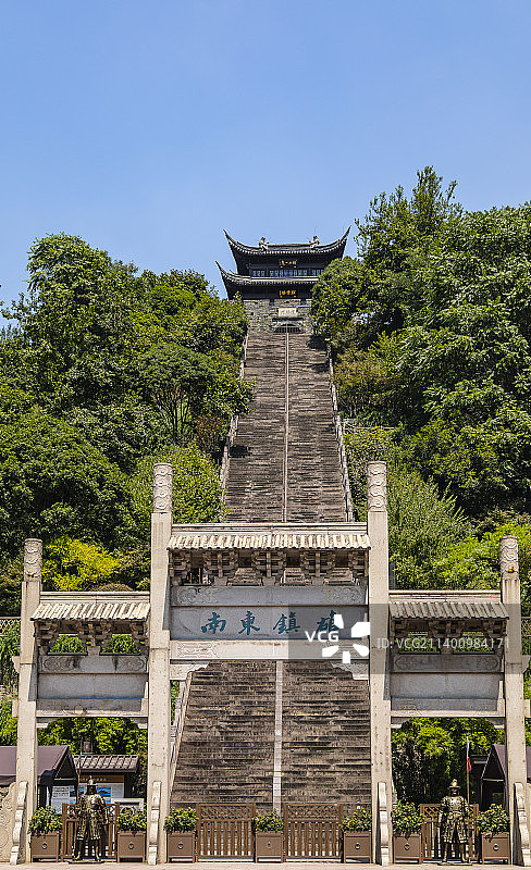 临海·台州府城墙（揽胜门、顾景楼）图片素材