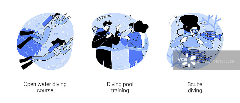 潜水学校卡通图片素材