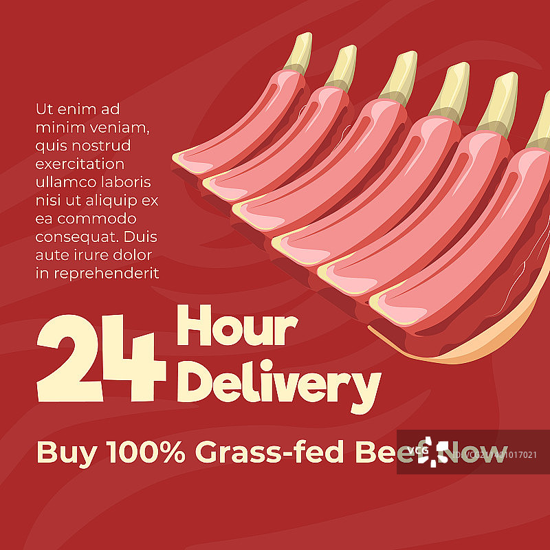 立即购买草饲牛肉配送服务图片素材