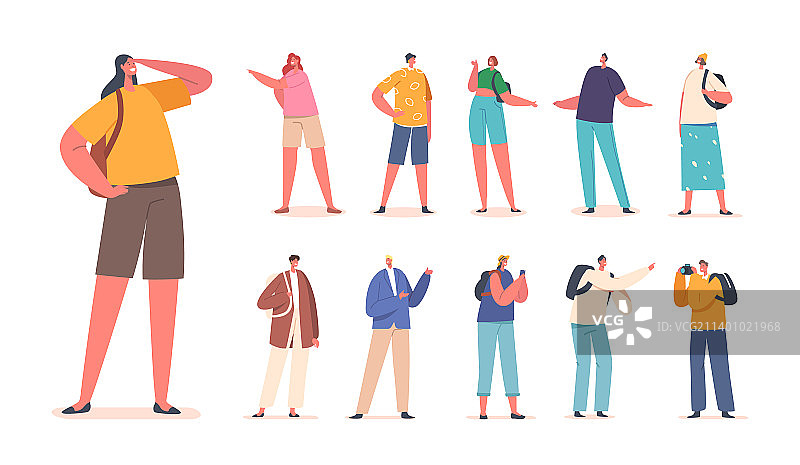 男女背包客游客素材图片素材