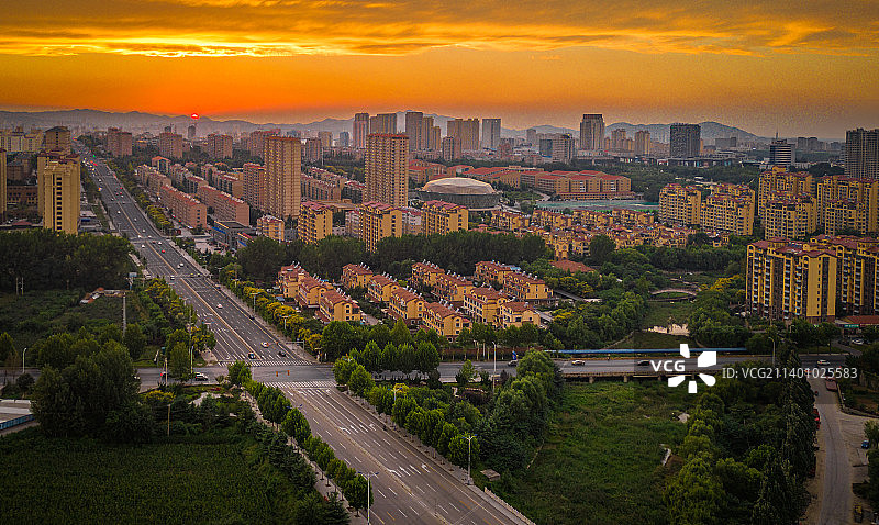 日落金都图片素材