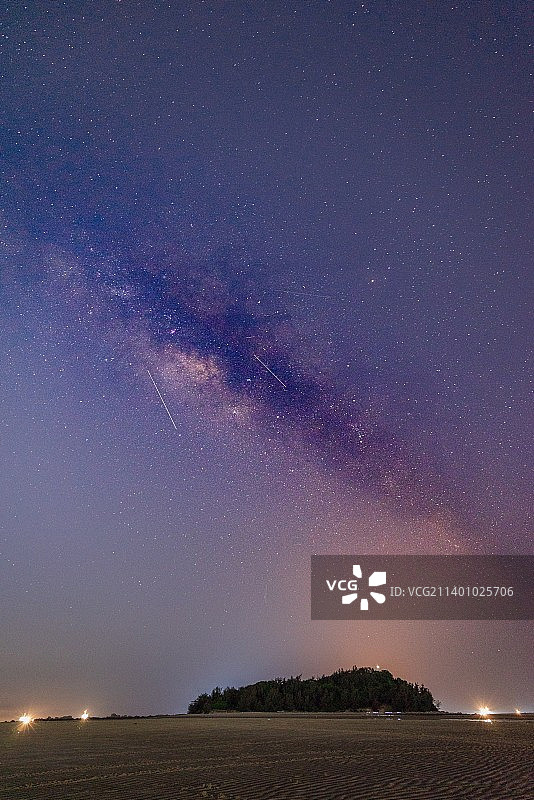 阳江马尾岛星空图片素材
