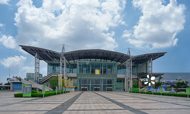 中国山东寿光蔬菜高科技示范园1号馆图片素材