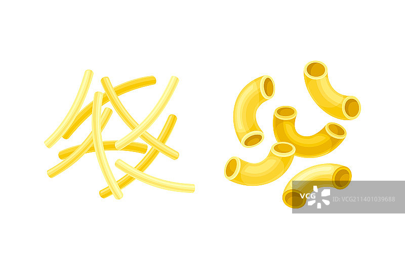 用于烹饪的小麦粉意面图片素材