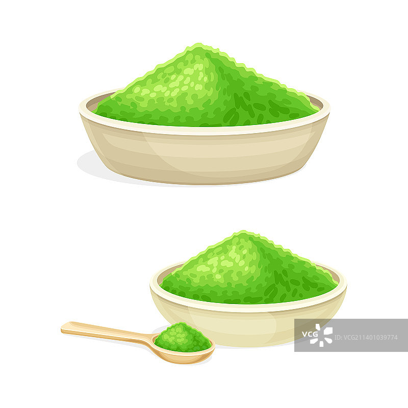 螺旋藻粉末图片素材