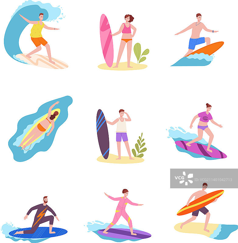 海上冲浪图片素材