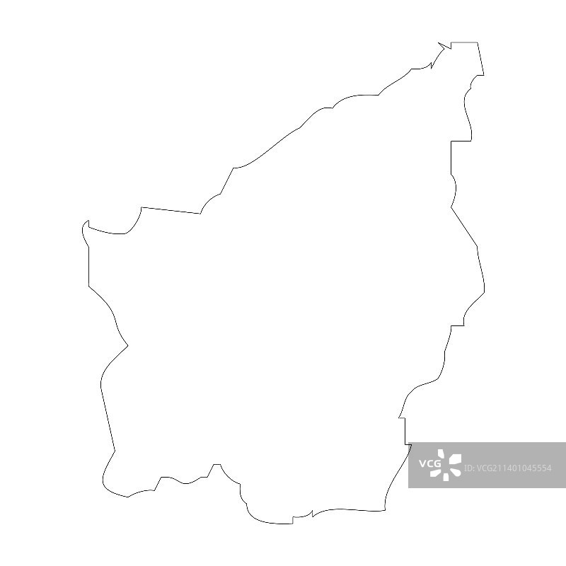 圣马力诺国家地图轮廓图片素材
