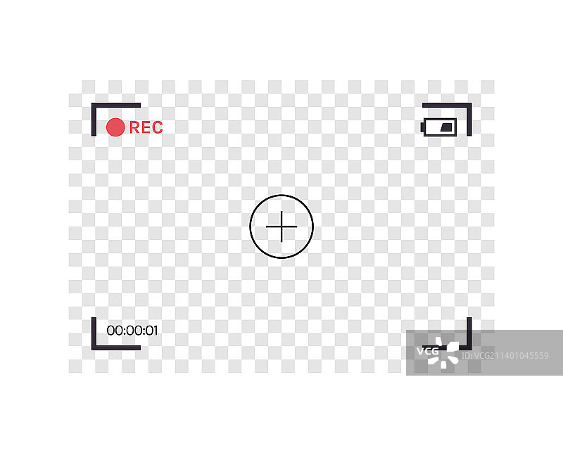 相机屏幕取景器对焦框图片素材