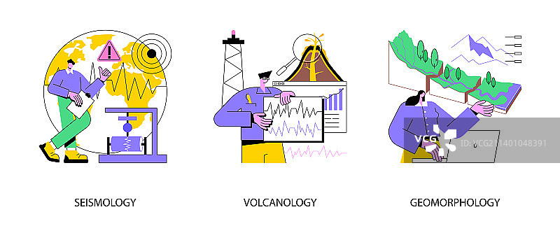 地球科学抽象概念图片素材