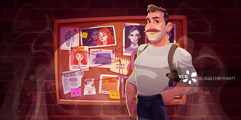 警察督察和侦探委员会图片素材