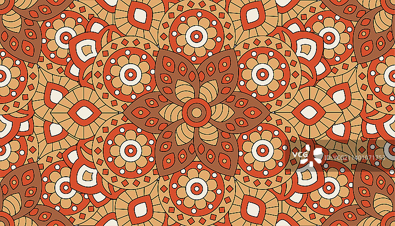 无缝图案传统纹样图片素材