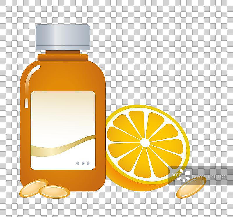 保健品药品插画元素图片素材