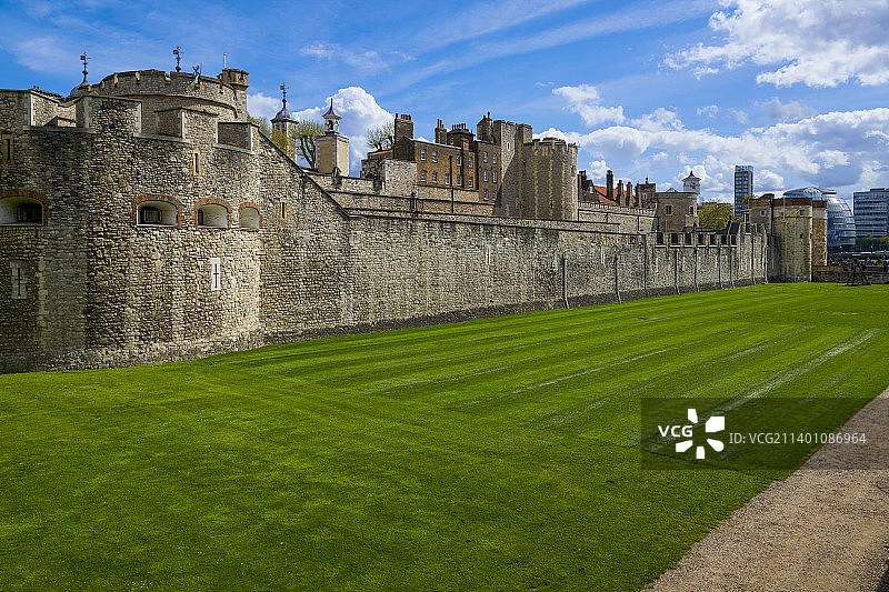 欧洲，英国首都伦敦，著名地标伦敦塔（ Tower of London）图片素材