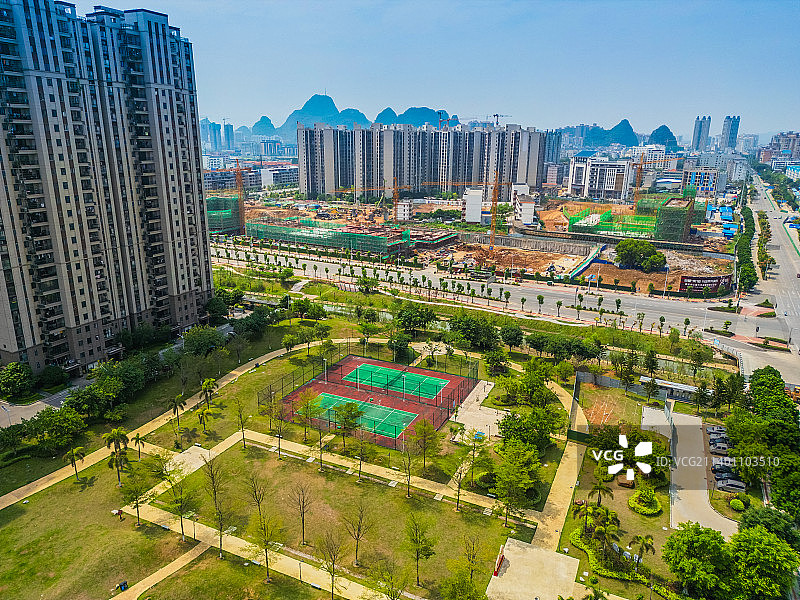 贺州八步区的楼盘小区设计图片素材