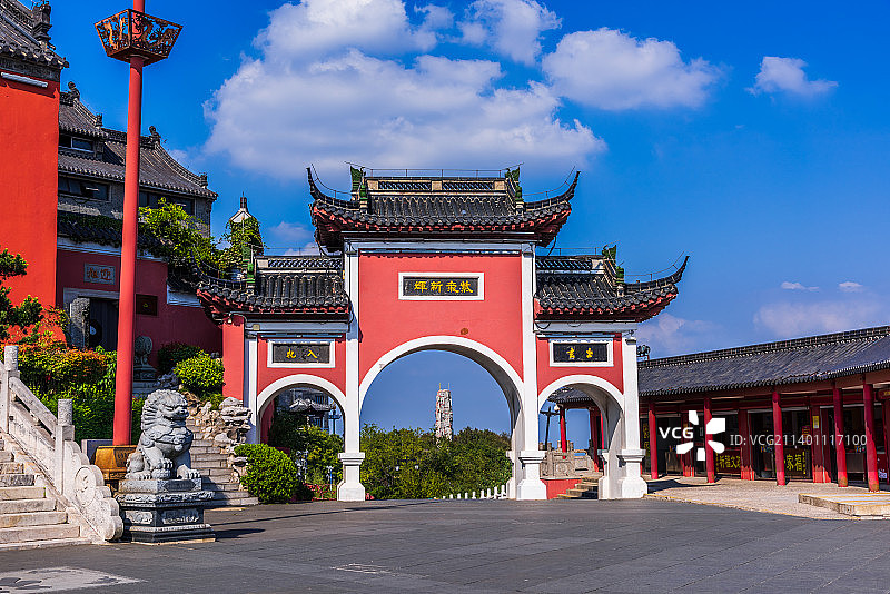 茅山道院，江苏句容图片素材