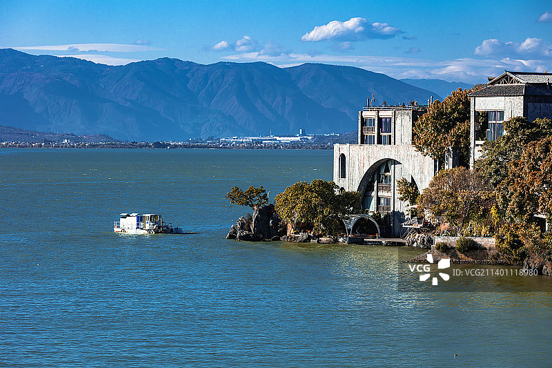 苍山洱海图片素材