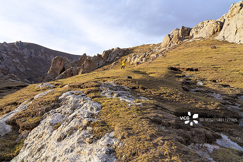 中国西北青海天峻县神湖之源图片素材