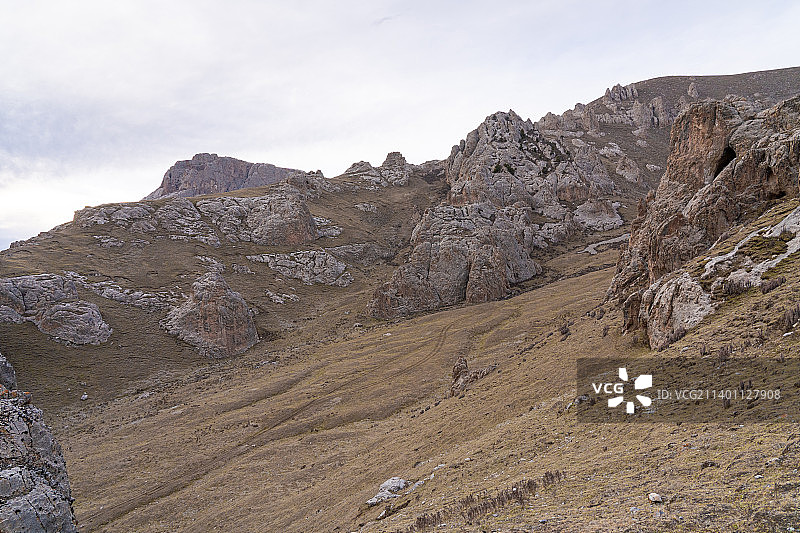 中国西北青海天峻县神湖之源图片素材
