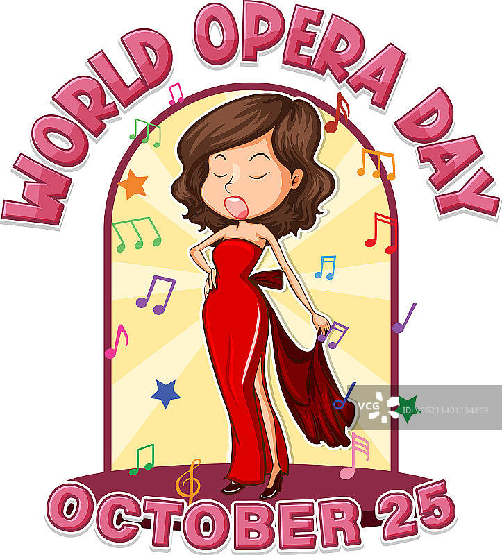 世界歌剧日banner概念图片素材