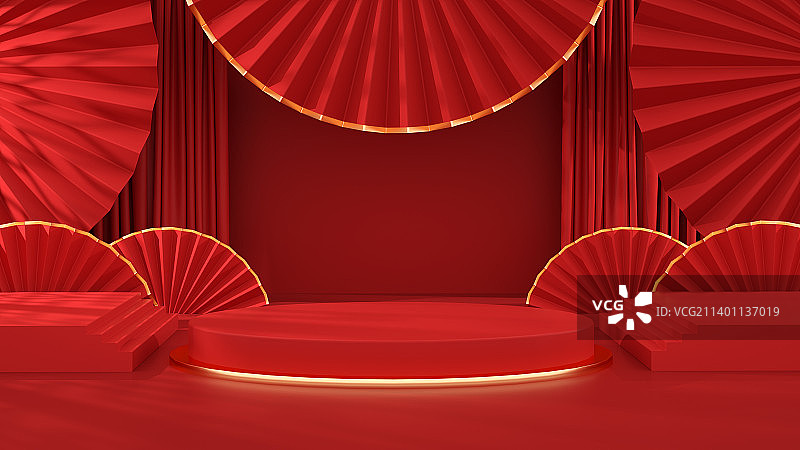 新年喜庆创意场景图片素材