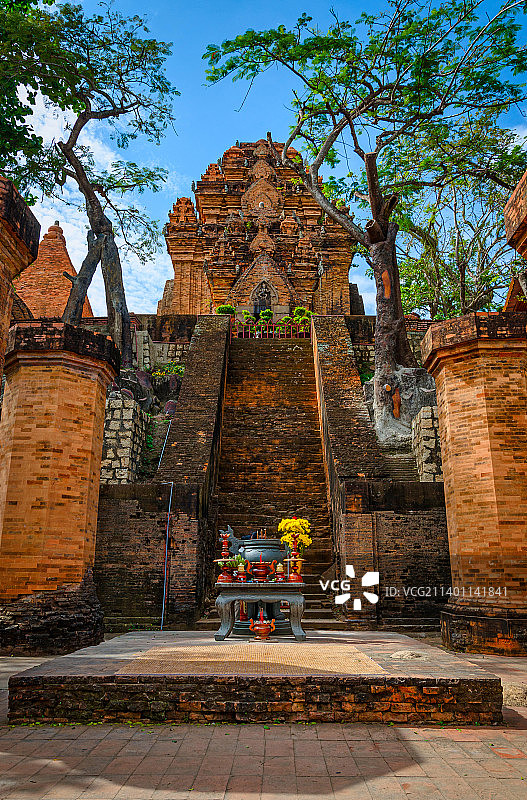越南芽庄婆那加占婆塔天依女神庙景点图片素材