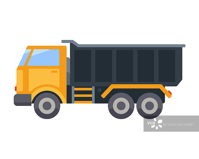 建筑用自卸卡车图片素材