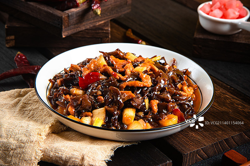 鱼香肉丝图片素材