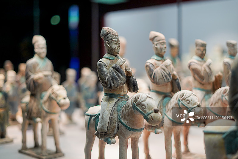 山西博物院晋韵华彩琉璃艺术展图片素材