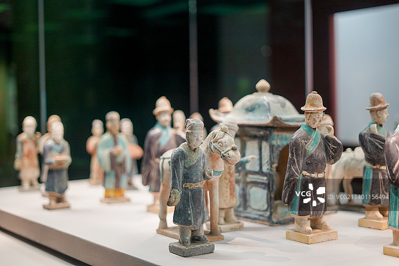 山西博物院晋韵华彩琉璃艺术展图片素材