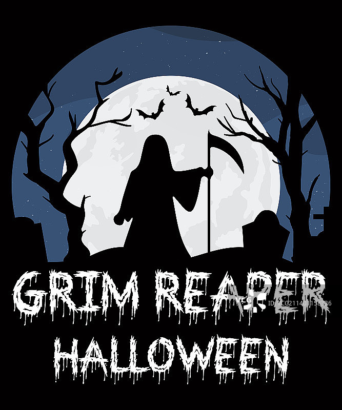 万圣节死神图片素材