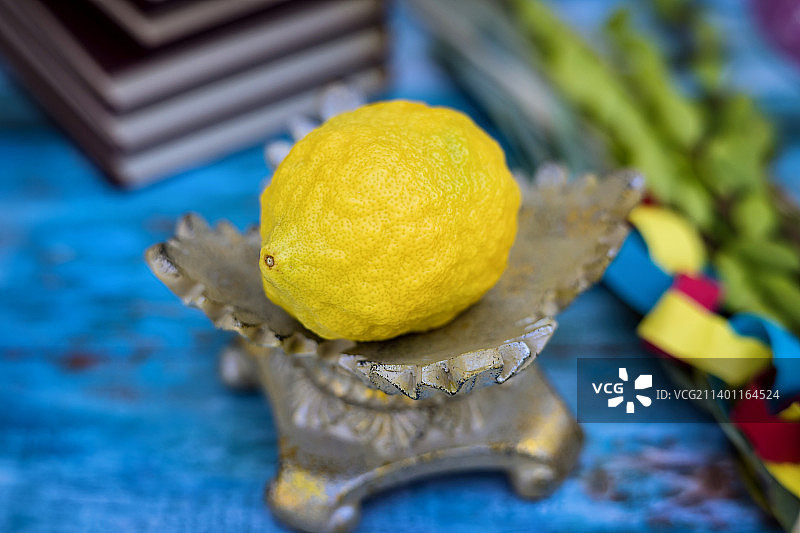 住棚节的宗教节日，以香橼仪式为标志图片素材