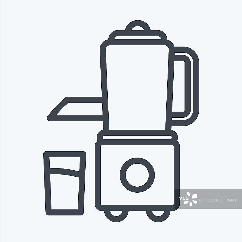 适用于厨房电器的榨汁机图标图片素材