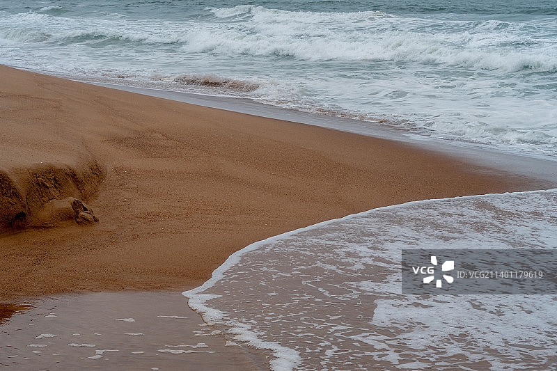 印度果阿邦卡兰古特海滩风光图片素材