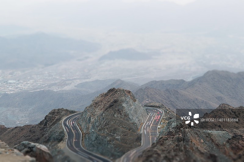 山脉景观（高角度）图片素材