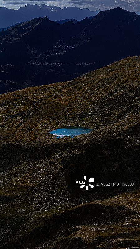 意大利伦巴第蒙特罗莎风景图片素材