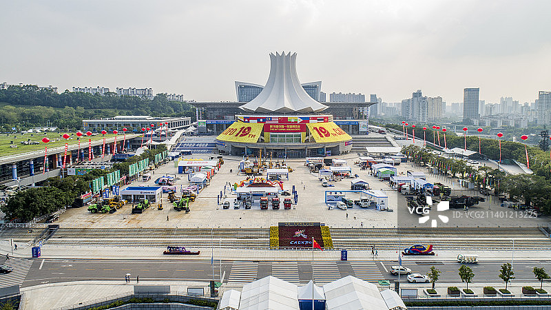 广西南宁盛装迎接东盟博览会图片素材