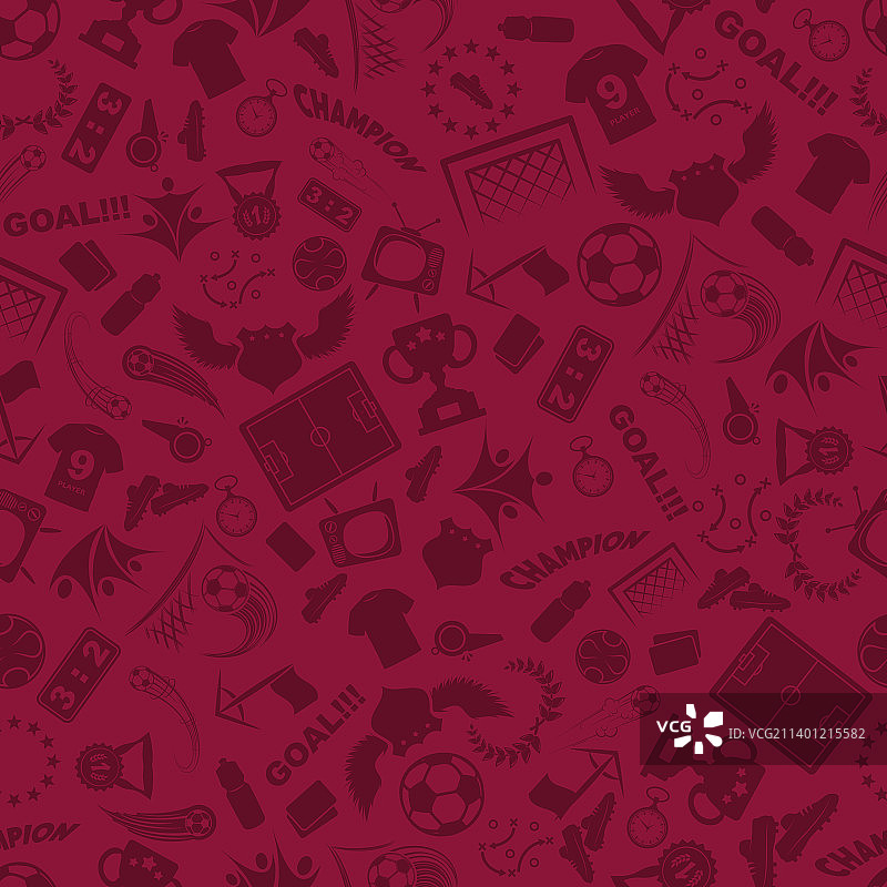 足球图标无缝背景图片素材