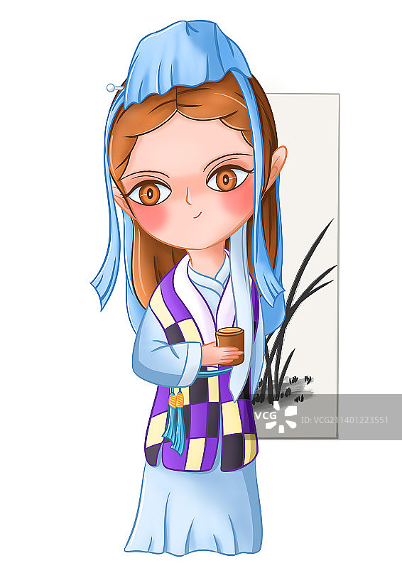 红楼梦 金陵十二钗 正钗 妙玉图片素材