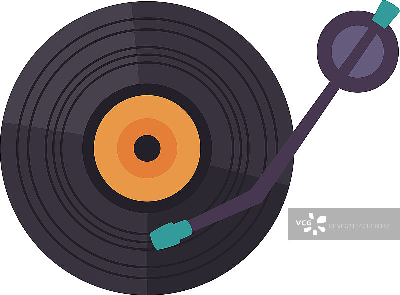 复古黑胶唱片播放器图片素材