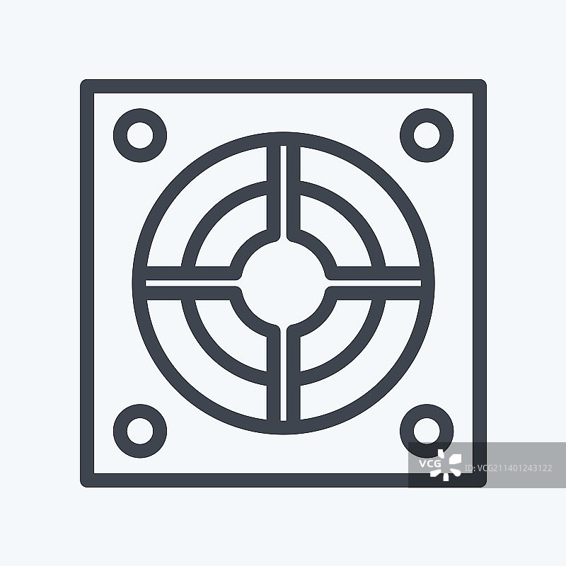 适用于电脑的电源图标图片素材
