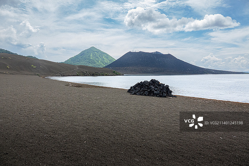 拉包尔港景色图片素材