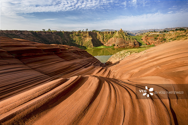 《靖边波浪谷》图片素材