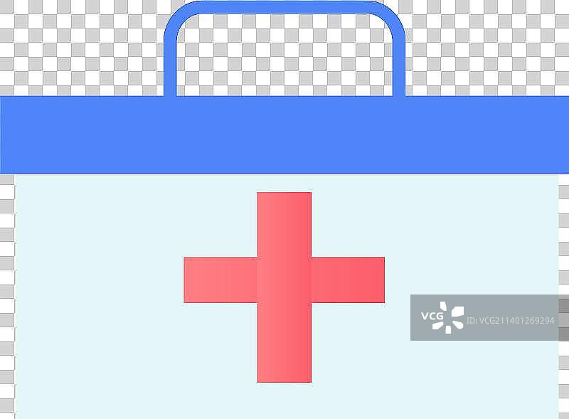 医生医院医疗用品扁平矢量插画元素图片素材