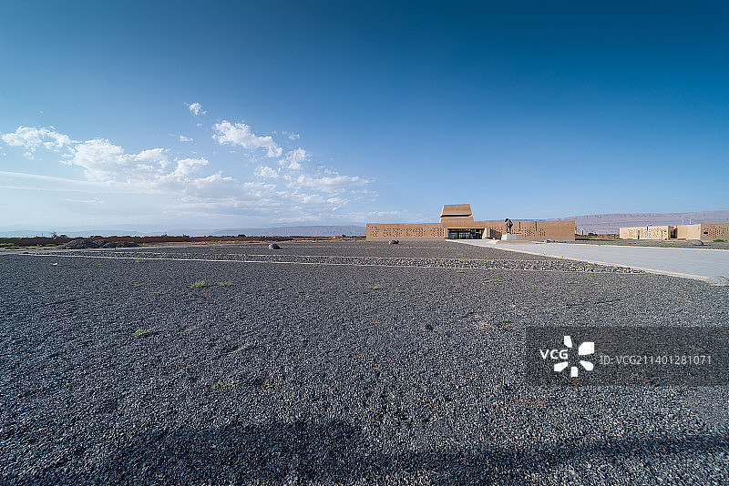 新疆吐鲁番高昌故城游客中心广场图片素材