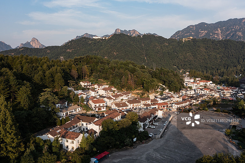 九华山九华街图片素材