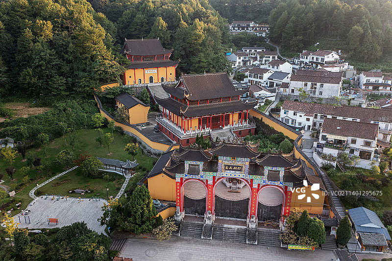 九华山月身宝殿图片素材