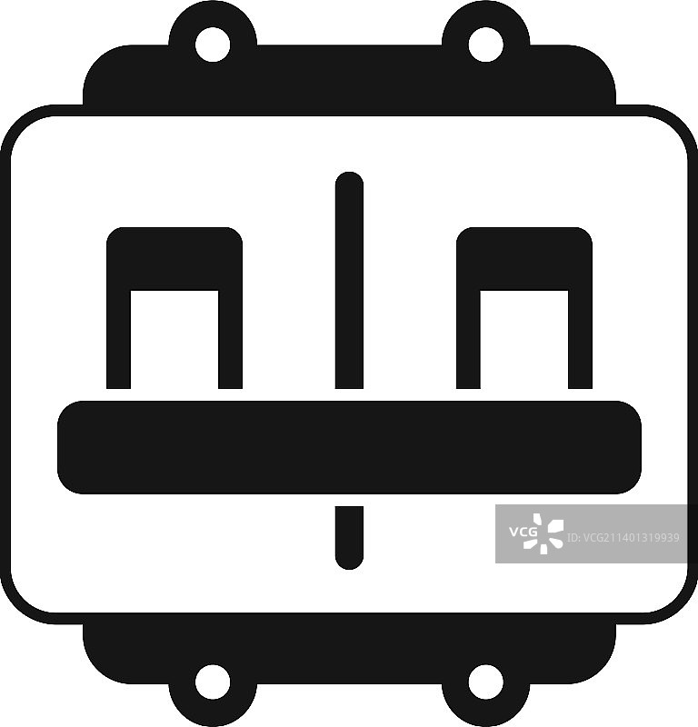 断路器图标，简约保险丝盒图片素材